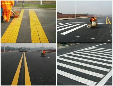 抚州抚州道路划线，热熔标线