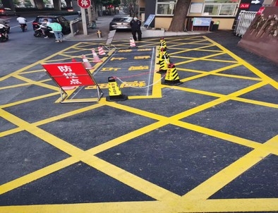抚州抚州厂区划线，园区停车场划线，车库标识标线